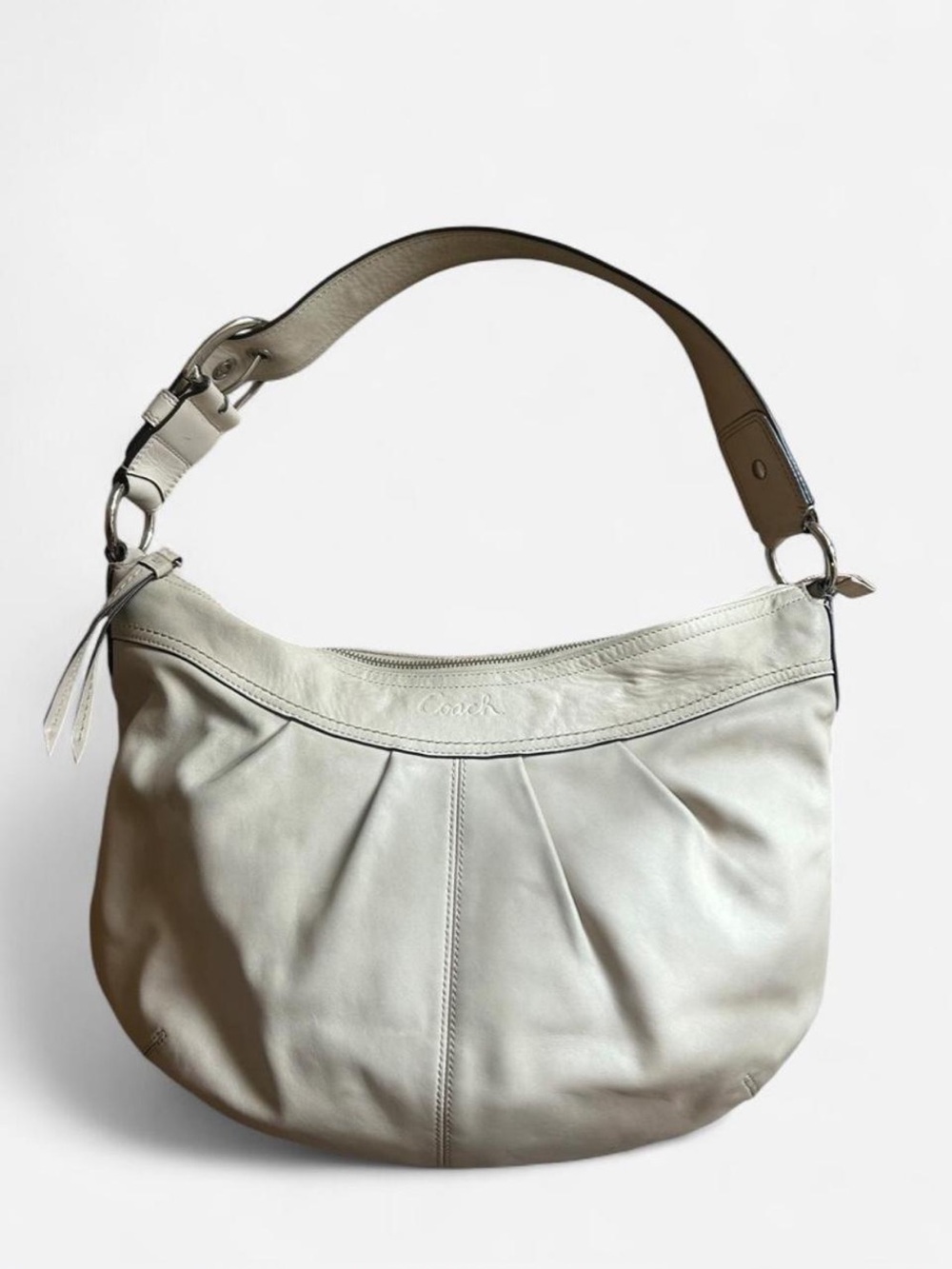 Vintage Coach Soho Pleated Leather Hobo